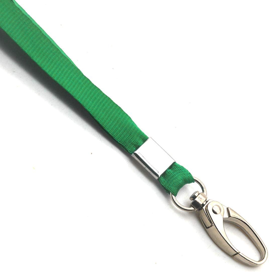 Bird Fiy Blue Lanyards 50Pcs Nylon Bulk Lanyard for Id Badges,Badge Lanyards Swivel Hooks Clips Great for Name Tags Badge (50PCS, Blue) - Image 5