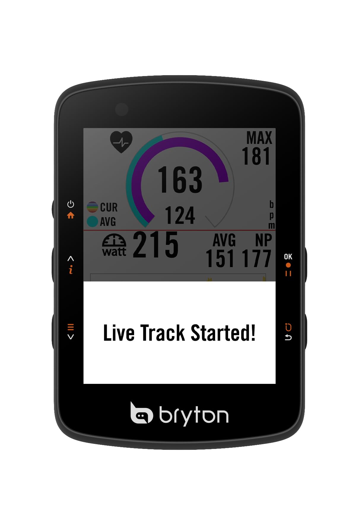 Bryton Ciclocomputer GPS Rider 550D con CAD e HRM