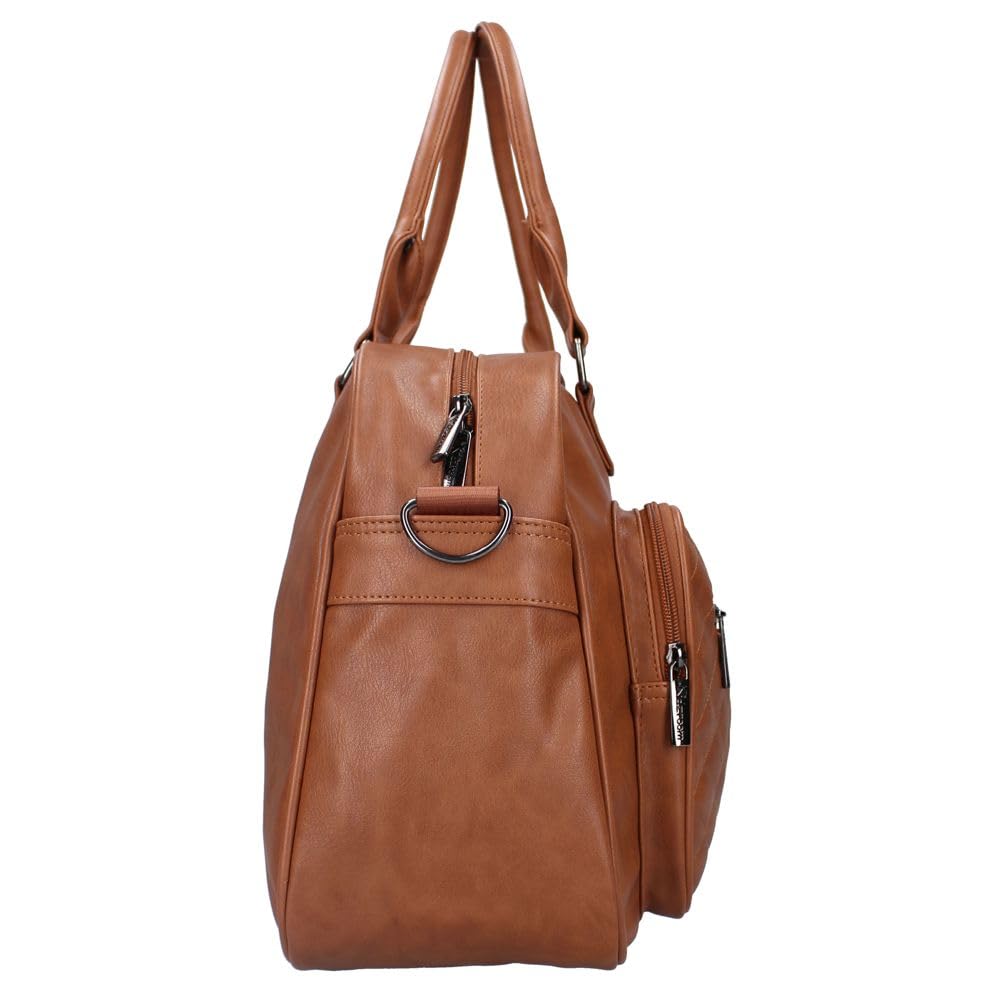 Vadobag Große Braune Baby Wickeltasche | Kunstleder | mit Wickelunterlage