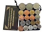 Americas World Coins Collection – 20 Authentic Coins from Central America, South America & Caribbean with Collector Pouch – International Coin Collecting Set