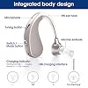 Britzgo Hearing Aids with Noise Cancelling,Rechargeable Sound Amplilfier,Upgraded Digital Chip(2 pieces)