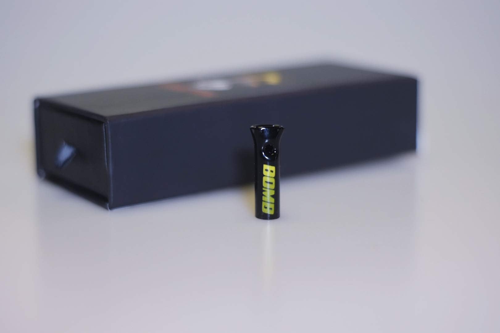 Premium Quality Black Glass Filter Tips by Bomb Tips 10 Pack