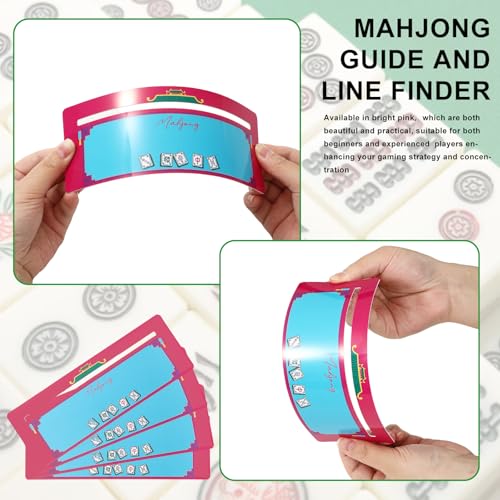 FYSUIMU 4Pcs Mahjong Card Guide Line Finder miniatura 3