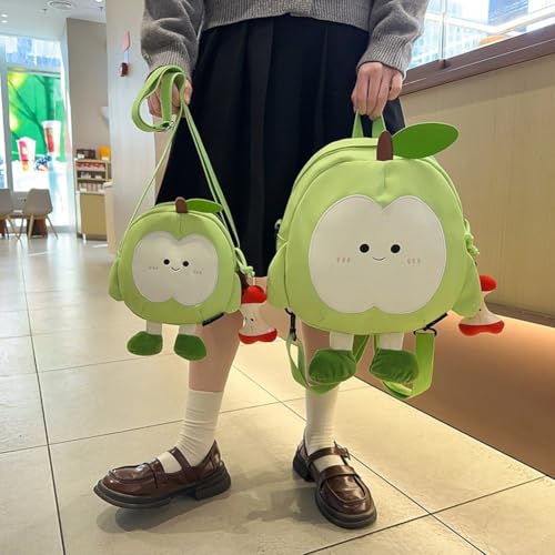 Cute Apples Shaped Crossbody Bag Cartoon Fruit Shoulder Bag Tote Bag Adorable Crossbody Handbag Purse for Girls3