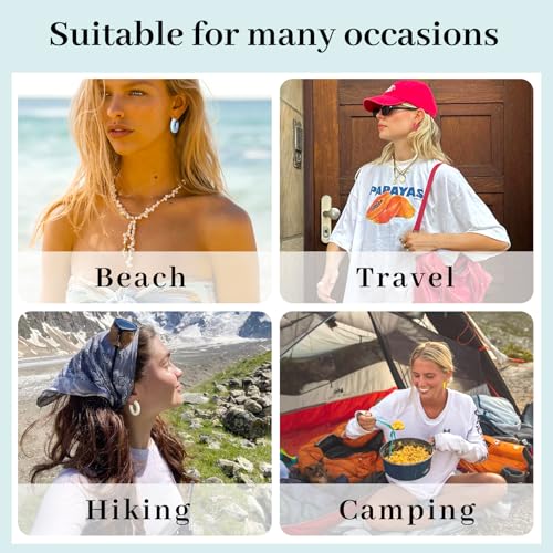 PABBEU 14K Gold Hoop Earrings for Women, Hypoallergenic Hollow Tube Red Yellow Off-white Blue Pink Green Hoop Earrings for Women Lightweight Colorful Chunky Gold Hoops Gifts 30MM3