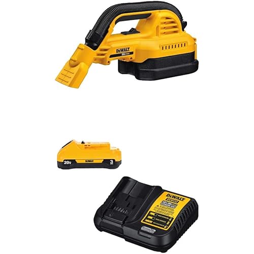 DEWALT DCV517B Baretool 20V MAX Cordless 1/2 gallon Wet/Dry Portable Vac Kit (Tool Only) with DCB230C 20V Battery Pack