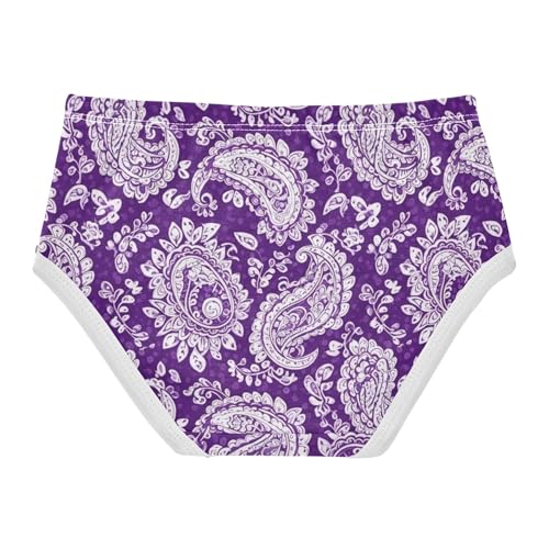 Animal Toddler Girls Underwear 2t Cotton Girl Panties Cute White Purple Floral Swirl Flowers Kids Briefs Undies2