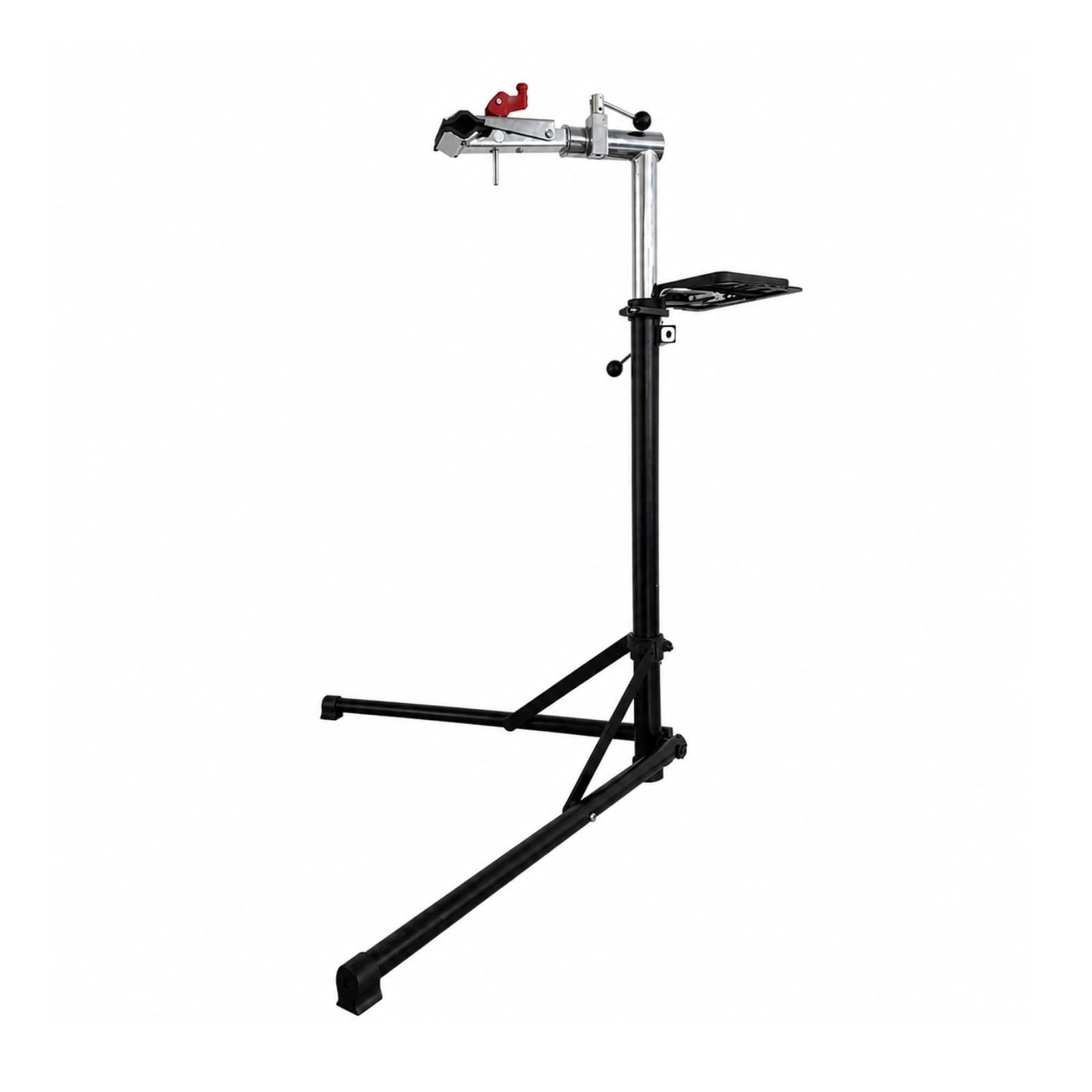 Soporte Servicio para Bicicletas con Estructura Metal Pesado y Banja Integrada para Accesorios Sujeta con una Mordaza Cierre Seguro Permite