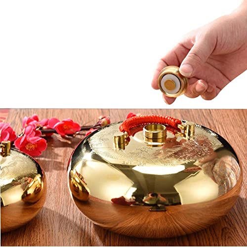 Bouillotte cuivre classique avec housse douce grande capacité 3L