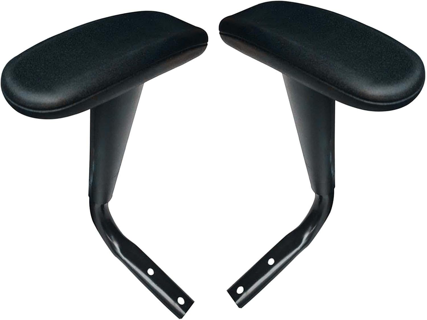 Generic 2 Piece Chair Armrests Pair Replacement Armrests Replacement Furniture Accessories Chair Handle Brackets for Gaming Chairs Computer Chairs , Black Smooth