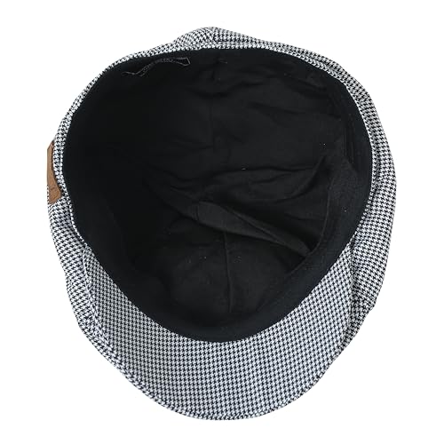 Image of FabSeasons Cotton Ivy Flat Golf Cap - Classic Newsboy Gatsby Hat for Men