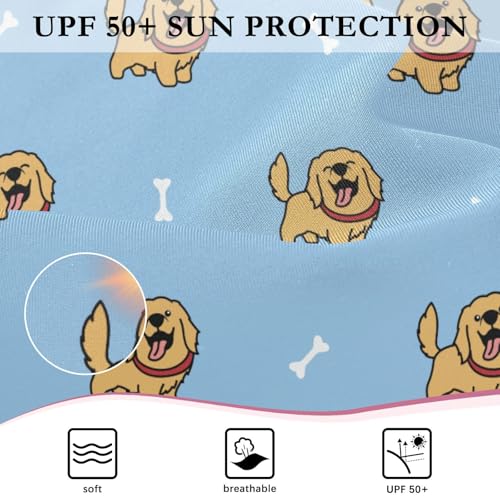 Image of Girls One Piece Swimsuits Long Sleeve Rash Guard Bathing Suit Rash Guard Quick Dry UPF 50+ Swimwear for Kids 3-12
