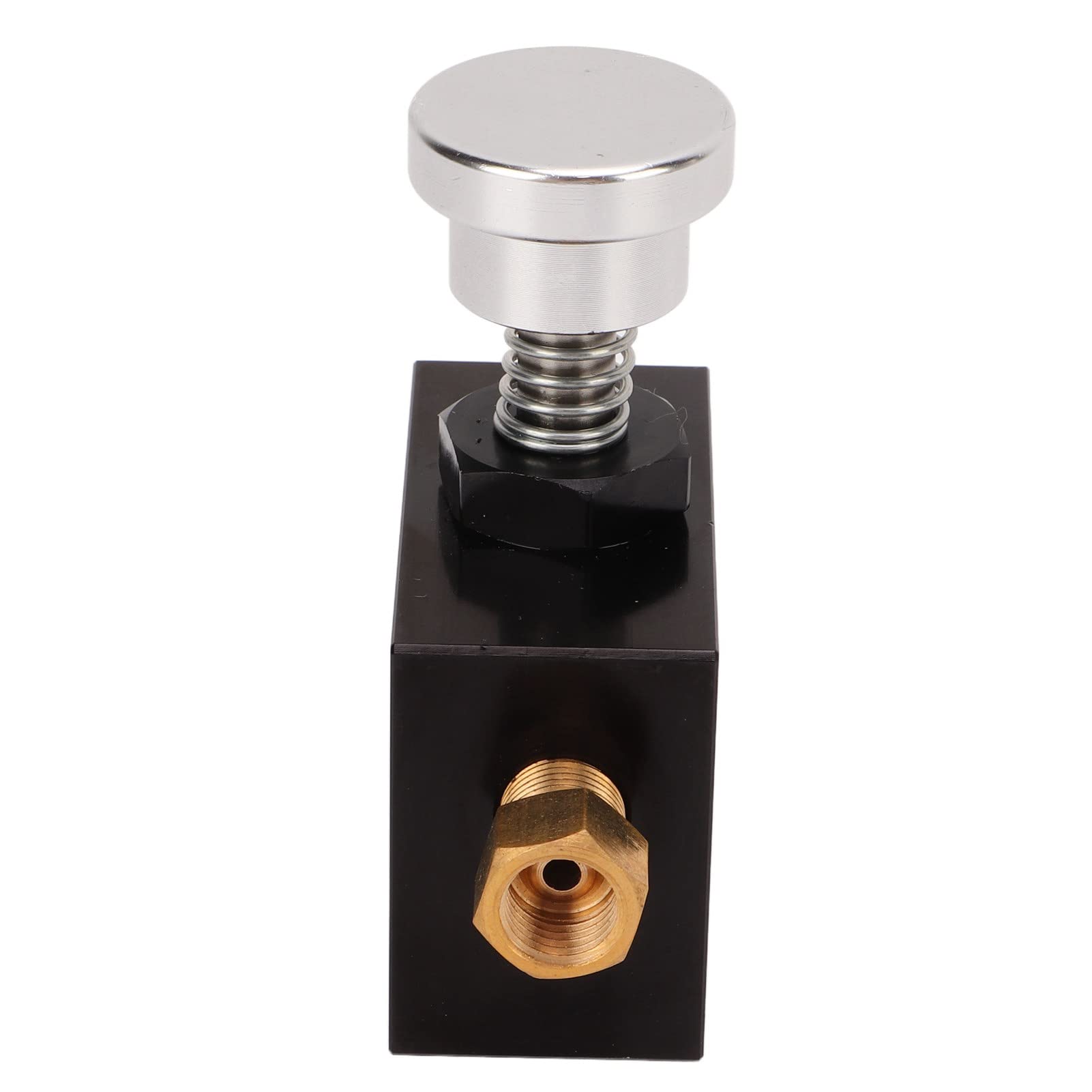 Vanne de dosage réglable 1/8NPT 100 à 1000PSI Vanne proportionnelle de frein universelle Noir Vanne proportionnelle à polarisation courte Vanne de dosage à polarisation courte pour voitures