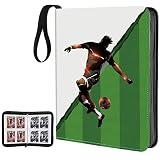 GHIUAN 400 Pockets Cards Binder for Football cards,Soccer Cards Binder, Trading Card Holder Album St