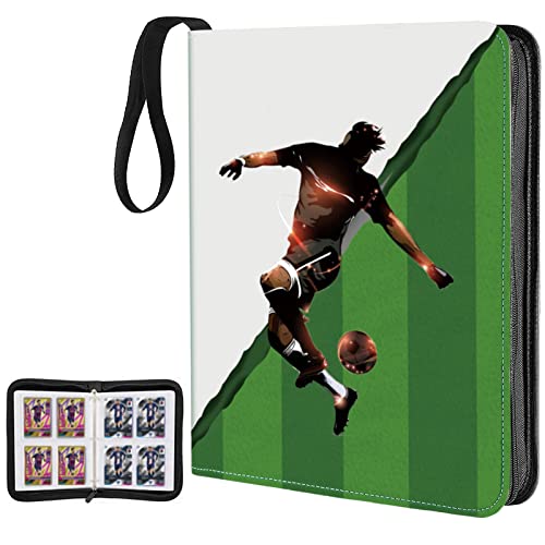 Ghiuan 400 Pockets Cards Binder For Football Cards,Soccer Cards Binder, Trading Card Holder Album Storage Display Case With Football Card Sleeves For Basketball Card And Soccer Star Card Sports Card #TOP30