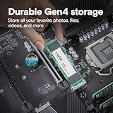 Crucial E100 2TB M.2 NVMe PCIe Gen4 Internal SSD, Up to 5,000MB/s, Laptop & Desktop Compatible - CT2000E100SSD8 - Image 4