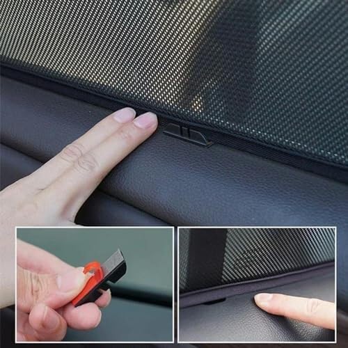 Tendine Parasole Laterali Auto Personalizzati Per Jeep Per Wrangler Unlimited Sahara 4 Porte 2007-2018, Protezione Magnetica Anti-UV E Anti-calore