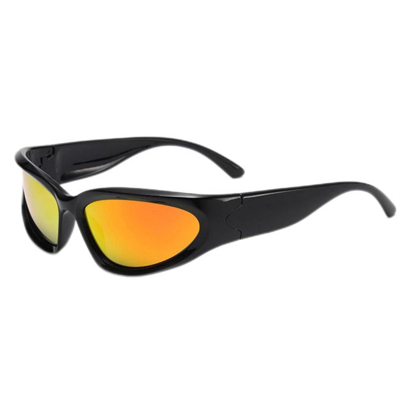 oiujhgCDS Cycling goggles, Men Outdoor Bicycle Cycling Sports Sunglasses Women Vintage Shades Fashion Punk Goggle Eyewear-F15-Polarized