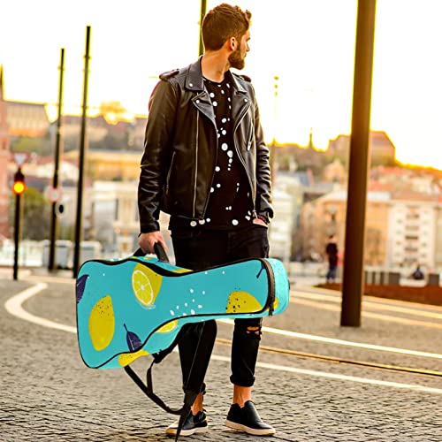 Housse de transport étanche pour guitare avec bandoulière réglable Jaune fruit citron Bleu, Multicolore 06, 42.9×16.9×4… - Les Beatles, Paul McCartney, John Lennon, RIngo Starr, George Harrison Housse de transport étanche pour guitare avec bandoulière réglable Jaune fruit citron Bleu, Multicolore 06, 42.9x16.9x4… – Image 7