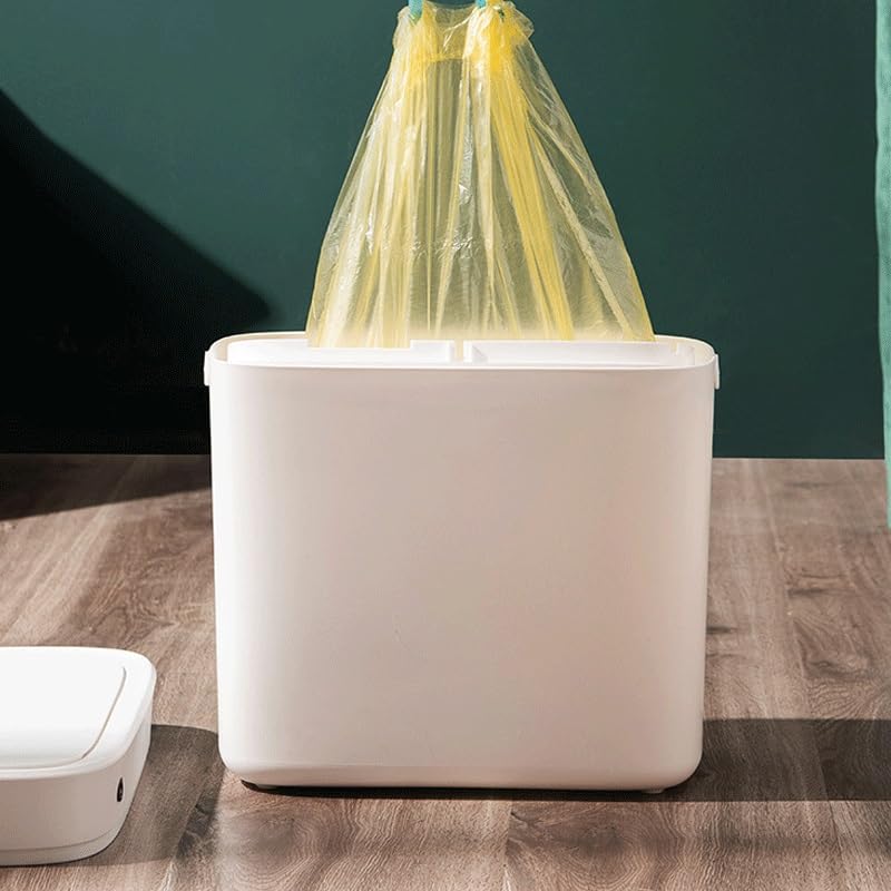 PP Material Automatic Packaging Garbage Bin Intelligent Sensing Household Bathroom Trash Cans
