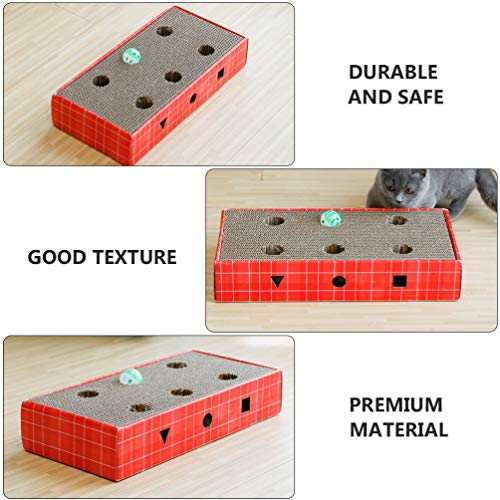 VILLCASE Cat Scratcher Cat Scratching Pad Durável Reciclável Cat Garras de Papelão Cat Lounge Relaxa