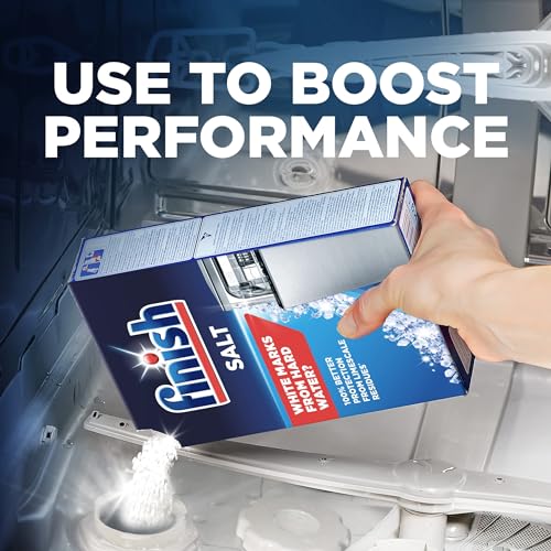 Image of Finish Dishwasher Salt Box and bag | Prevents Limescale Build Up | Effective against Hard Water | 4kg (2 x 2kg)