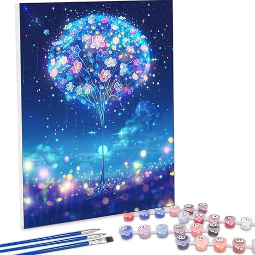 �������G �� �����L�b�g�ɂ��G�� �� Paint by Numbers DIY�y�C���g ��l�� ���S�� �q���p �ȒP�ɓh��� �A�N�������ʊG�̋� ��| ��� ��H�| �L�b�g 3�̃y�C���g�u���V��1�̃Z�b�g�̃A�N�����痿���g�p �z�[�� �I�t�B�X���� G