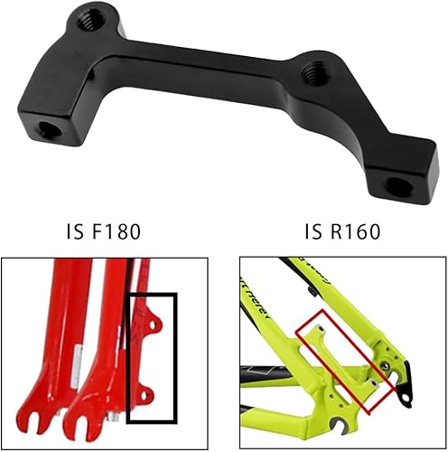 Miniatura 4 de Soporte de montaje de freno de disco para bicicleta, aleación de aluminio, mecanizado CNC, adaptador de montaje de poste de pinza estándar con junta