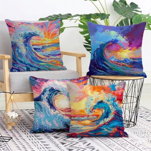 �N�b�V�����J�o�[ 55x55cm 4���Z�b�g ������� �k�� ���� ���l�� �\�t�@�w���� �B���t�@�X�i�[ �􂦂� ���z�c�J�o�[ �ʋC �z�� �t�� �H�~ �C���e���A �������� (�J���t��) L-G212