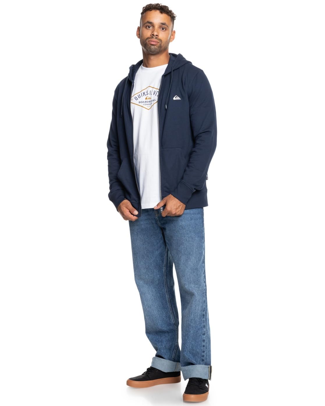 Quiksilver Keller Block Zip Maglione Uomo (Pacco da 1)