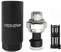 AABIGAIL 12677836 Oil Pressure Sensor & Socket for Chevy Silverado 1500/2500/3500, GMC Sierra, Tahoe, Suburban - Replaces D1846A