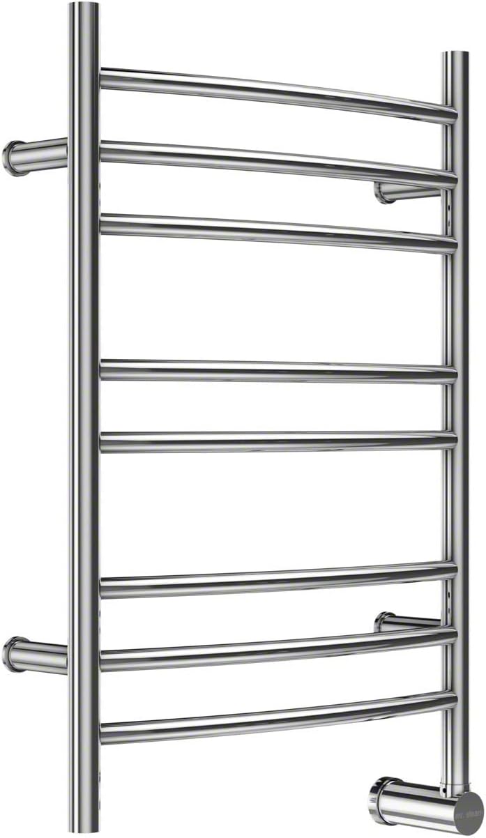 Mr Steam W328Tssb W328 8 Bar Wall Mounted Electric Towel Warmer With Digital Timer In Stainless Steel Brushed
