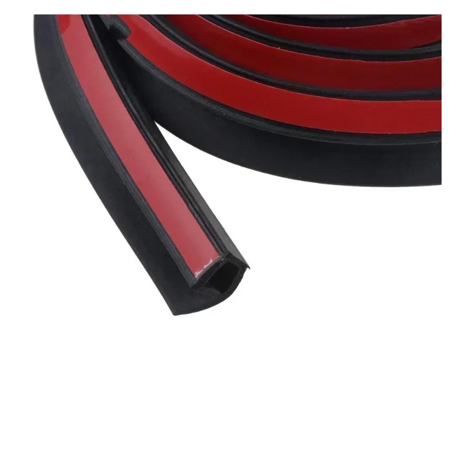 Rubber Seal Weather Stripping 1 Meter Car Door Seal Strip EPDM Rubber Noise Insulation Anti-Dust Soundproof Strong Adhesive Tape