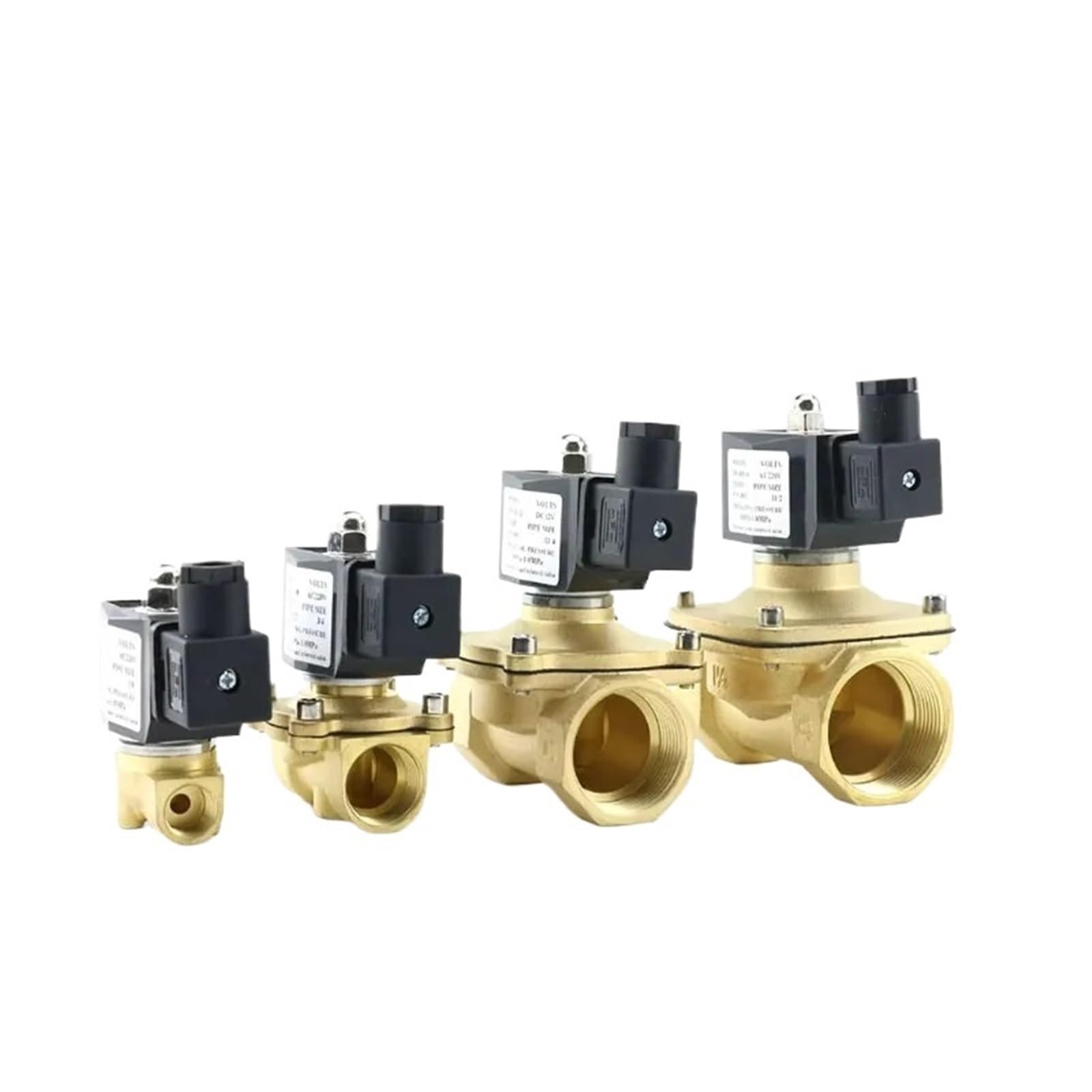 Moevgridr Dn15 1Pcs Normally Closed Brass Solenoid Valve(,Ac220v)