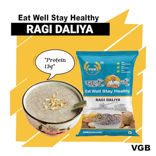 Image of Vasani G Ragi Dalia | Finger Millet Porridge | Nachni Mandua Daliya | Kezhvaragu Kanji |Nagli | Bavto | Madua Cereal Porridge Broken Grain - 1 kg