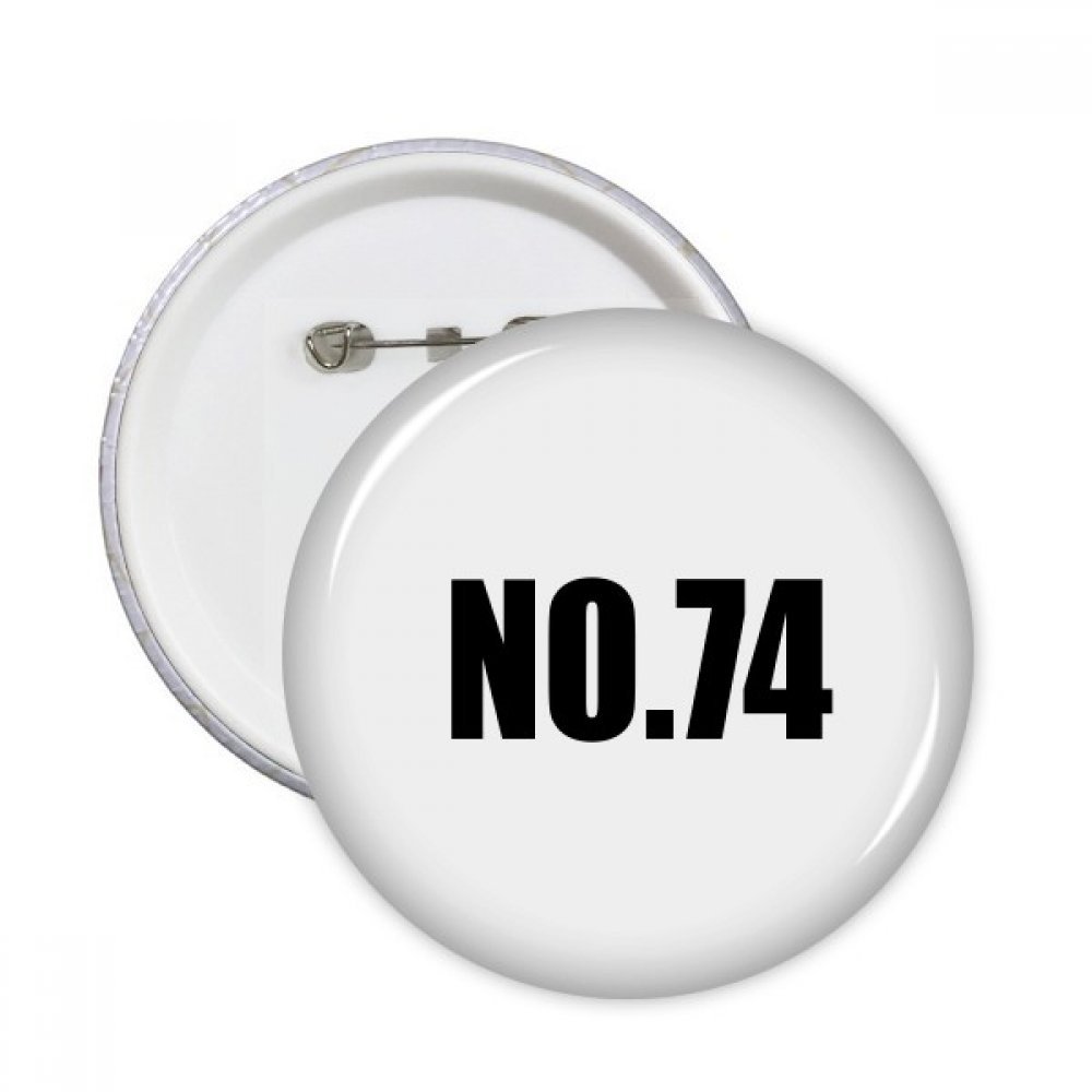 Badge rond No.74 multicolore XL DIYthinker pour customiser vos vêtements