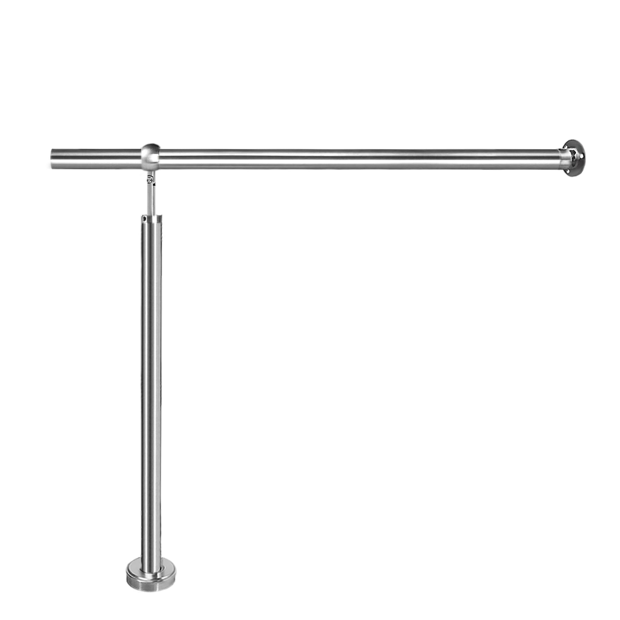 Edelstahl Geländer Handlauf 200cm Treppengeländer Eingangsgeländer