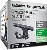 Passend für Ihren MERCEDES-BENZ C-KLASSE T-Model, Baujahr 03.01 - 08.07, erhalten Sie diese abnehmbare Anhängerkupplung mit 13poliger Elektrik, einer Anhängelast von 1700 kg und einer Stützlast von 75 kg.