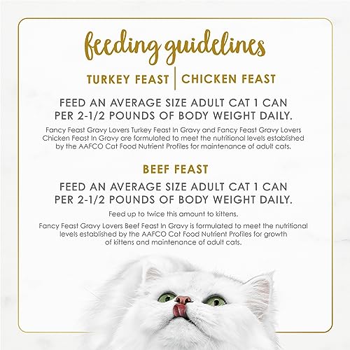Purina Fancy Feast Gravy Lovers, Poultry & Beef Wet Cat Food, 3oz, 24-Pack - image 7