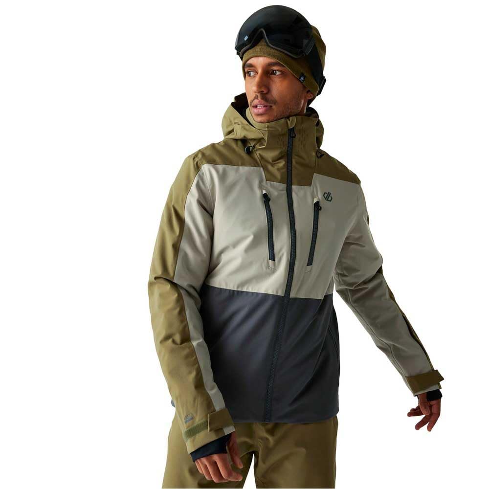 Dare 2b Mens Skiing Baseplate Iii Jacket, Green, Size S, Men