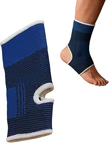 Tornozeleira de Compressão Ortopédica Ajustável Para Alívio de Dores Suporte 360° Estabilização do Tornozelo Ideal para Esportes Corrida e Lesões