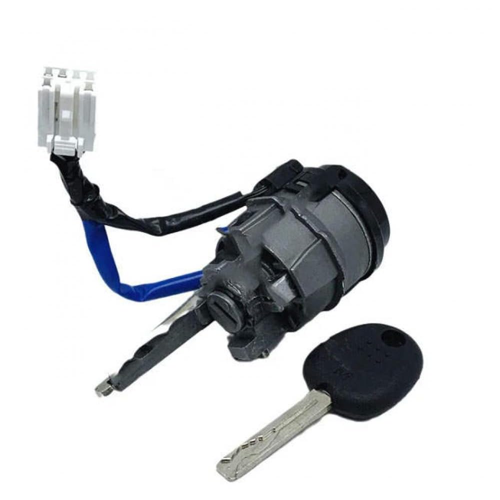 Hxgkndgvq Onecolor Ignition Lock Cylinder Assembly Compatible With I20 And Getz 2008-2015 Models - Replaces Oem Numbers 81900-1Ja00, 81900-1Jb00