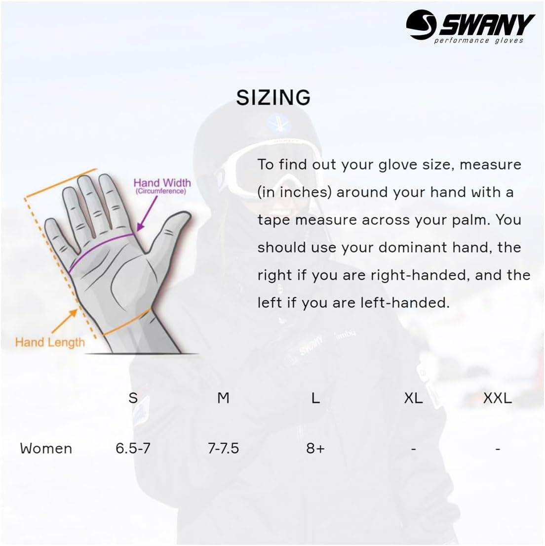 Swany Women's LaVie Mitts for Cold Weather | Insulated Durable Waterproof Breathable Soft Warm Winter Mittens for Women - Image 5