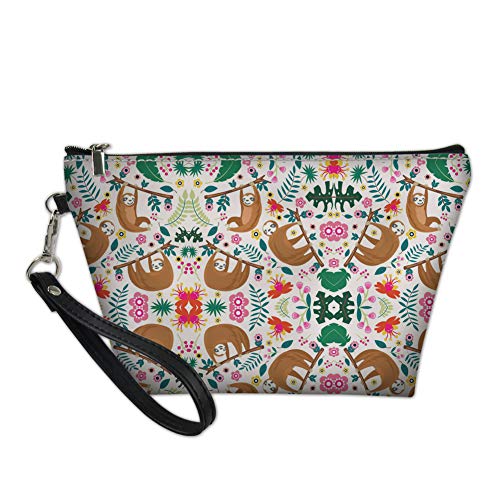 Showudesigns - Neceser de piel para maquillaje Sloth 1 talla única