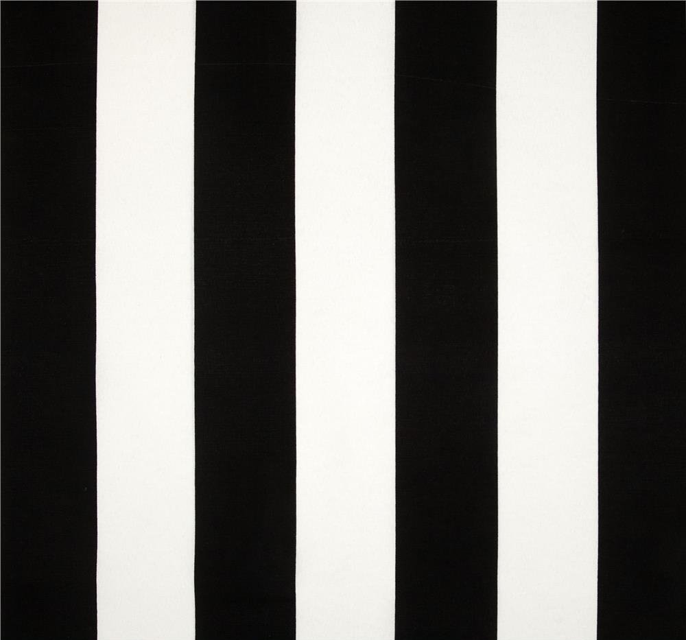 RSH Décor Set of 2 Decorative Indoor Outdoor Lumbar Throw Pillow Zipper Cover Case Sham ~ Choose Fabric ~ Great for Patio & Home Decor (Black Cabana Stripe)