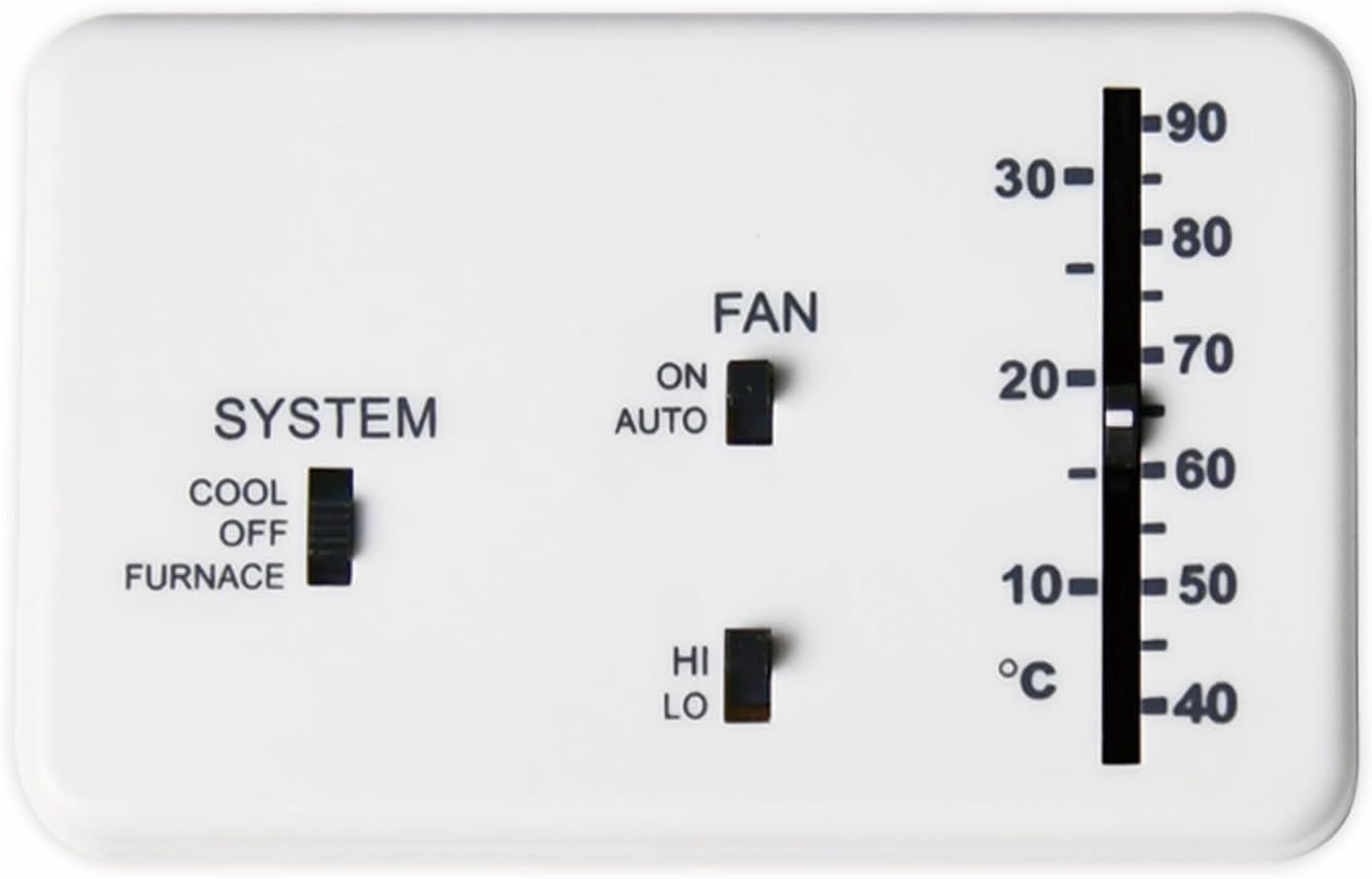 LisFaxbo RV Analog Thermostat Replacement Dometic 3106995.032 For Hot