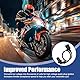 Motorrad-Zündspule, GY6 Zündspule Ersatz, Zündkerzenstecker, Ignition Coil für GY6 50CC 125CC 150CC Scooter ATV Roller Motorrad Motor Dirt Bike (Schwarz)