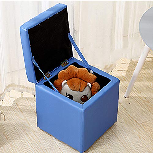 Pouf cube de rangement marron idéal pour un salon ordonné
