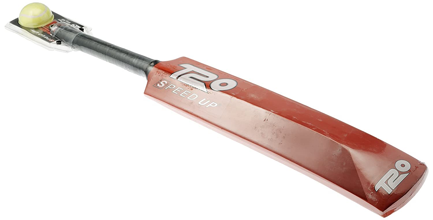 SPEED-UP T20 Wooden Cricket BAT & Ball Set Size 6 (Assorted 4 Colors) (RED) (B07ZZD62T9) Amazon Price History, Amazon Price Tracker