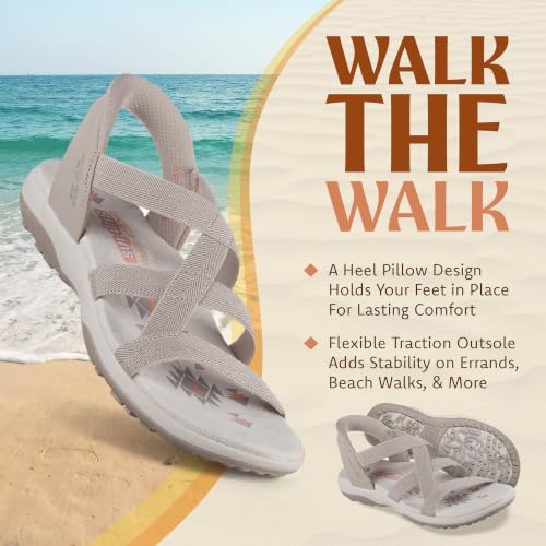 Image of Skechers Women's Reggae Slim - Stretch Flex Hands Free Slip-ins | Hands Free Slip-Ins, Memory Foam, Machine Washable, Vegan, Stretch Fit, Hands Free